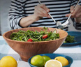 宜家（IKEA）GRONSAKER格隆薩上菜碗餐具碗家用飯碗小菜碗現(xiàn)代家用 竹上菜碗28cm+2雙筷子 曬單實(shí)拍圖
