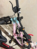 永久鎂合金山地自行車20寸24速女式青少年學(xué)生兒童女孩兒童單車粉 曬單實(shí)拍圖