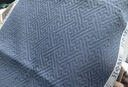 ziiu張御 枕巾一對裝  純棉A類(lèi)男士防油防汗全棉大枕巾 50*80cm 藍色 曬單實(shí)拍圖