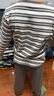 貓人兒童睡衣男童春秋款純棉小孩長(cháng)袖中大童家居服套裝 條紋小狗 170 曬單實(shí)拍圖