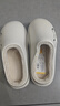 可愛(ài)棉拖鞋女秋冬季外穿防水室內家居加絨保暖2022新款冬9118 白色 39 -40【適合38-39碼】 曬單實(shí)拍圖
