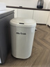麥桶桶（Mr.Bin）感應(yīng)廚房垃圾桶智能大號2025新款帶蓋客廳電動自動高顏值ins風(fēng) 電池感應(yīng)款- 奶油白 18L -客廳/廚房 曬單實拍圖