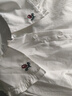 紫涵（ZIHAN）紫涵刺繡娃娃領(lǐng)白色襯衫女秋季淑女寬松顯瘦長(zhǎng)袖純棉襯衣 白色 S 曬單實(shí)拍圖