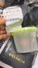 【馬卡龍蓋】食物收納保鮮盒密封圓形冰箱收納盒谷物零食蔬菜水果 密封保鮮盒綠色 1個(gè) 曬單實(shí)拍圖