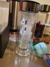 思寶墨晶雙層玻璃杯著(zhù)晶工藝禮盒裝商務(wù)辦公茶水杯帶茶隔車(chē)載便攜水杯 曬單實(shí)拍圖