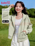 班尼路（Baleno）短款連帽開(kāi)衫衛衣外套女2025春秋季新款小個(gè)子穿搭慵懶風(fēng)休閑帽衫 曬單實(shí)拍圖