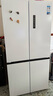 美的（Midea）571純平全嵌十字對開(kāi)四開(kāi)門(mén)一級能效風(fēng)冷無(wú)霜底部散熱大容量家用電冰箱BCD-571WUSPZM(E)國家補貼 曬單實(shí)拍圖