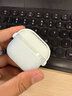 創(chuàng  )思米適用airpods4保護套蘋(píng)果藍牙耳機四代硅膠保護殼透明創(chuàng  )意防摔防刮 半透白 曬單實(shí)拍圖