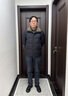 啄木鳥(niǎo)羽絨服男爸爸裝冬季羽絨外套中年男士加厚防寒服爺爺冬裝老人衣服 黑色【90%羽絨】 XL 180【建議126-140斤】 曬單實(shí)拍圖