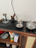 木馬人移動(dòng)茶桌家用小茶臺(tái)竹木茶車茶幾茶具套裝自動(dòng)燒水壺一體茶水柜 烏金石面板*80長+煮茶電器 曬單實(shí)拍圖