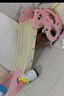 乖乖熊兒童滑滑梯室內 家用小型寶寶滑梯折疊0-2歲幼稚園小孩玩具游樂(lè )園 萌萌龍（粉） 曬單實(shí)拍圖