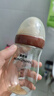 貝因美嬰兒奶瓶防脹氣0-6-12個(gè)月寶寶仿母乳斷奶奶嘴PPSU新生兒喝奶防摔 曬單實(shí)拍圖
