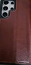 洽利適用于 三星S24ultra手機殼Galaxy s24+真皮翻蓋保護套全包防摔皮套男女款 S24 Ultra 經(jīng)典棕色【高端牛皮】 曬單實(shí)拍圖