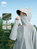 蕉下（beneunder）防曬衣女防曬服涼感披肩休閑戶(hù)外遠山灰L 曬單實(shí)拍圖
