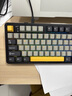 狼蛛（AULA）F108pro客制化機(jī)械鍵盤(pán)有線/藍(lán)牙/2.4G無(wú)線三模連接全配列Gasket結(jié)構(gòu)RGB燈效游戲辦公鍵盤(pán)家用設(shè)備 F108星夜黑-焦糖拿鐵軸 曬單實(shí)拍圖