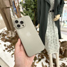 圖璐璐【自帶鏡頭膜】適用蘋果16/15Promax手機殼iPhone14pro全包防摔13PM男超薄磨砂plus新款散熱保護套 【鈦原色】超薄-散熱-防指紋 蘋果15promax【自帶鏡頭膜】 曬單實拍圖