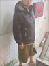 啄木鳥(niǎo)（TUCANO）白鴨絨三防羽絨服男士冬季潮牌新款加厚保暖連帽防寒衣服男裝外套 黑色 XL 115-130斤 曬單實(shí)拍圖