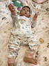 歐孕（OUYUN）嬰兒兒童睡衣男女童寶寶秋冬季家居服保暖秋衣套裝 蝶與萌兔 80 曬單實(shí)拍圖