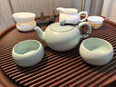 東道汝窯河南非遺 福緣一壺兩杯陶瓷功夫整套茶具套裝開片汝瓷禮盒裝 2025年乙巳款 3件套 曬單實拍圖