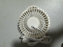 電風(fēng)扇家用桌面風(fēng)扇usb小風(fēng)扇插電迷你電扇4寸學(xué)生宿舍辦公室臥室臺(tái)扇制冷 白色-USB插電款 曬單實(shí)拍圖