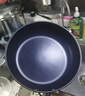 三禾0涂層微納不粘煎鍋26cm無(wú)蓋平底鍋燃氣灶電磁爐LJ26S12（黑色） 曬單實(shí)拍圖