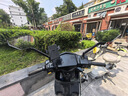 電動(dòng)車(chē)后視鏡子踏板摩托車(chē)反光鏡三輪適用雅迪愛(ài)瑪自行車(chē)倒車(chē)鏡子 【黑桿】8mm凸面鏡（送扳手） 曬單實(shí)拍圖