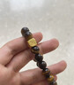 中國黃金（CHINA GOLD）黃金手鏈足金麻將骰子手鏈男新款好老婆生日禮物中秋節禮物送女友 足金骰子虎眼手串 約0.9g 曬單實(shí)拍圖