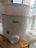美的（Midea）電煮鍋 宿舍小電鍋 電蒸鍋 學(xué)生寢室一體泡面小火鍋 多功能鍋 XZE1613 1.7L 配蒸籠【國家補貼】 曬單實拍圖
