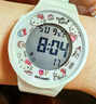 Hello Kitty三麗鷗 學(xué)生手表女小學(xué)初中學(xué)生專(zhuān)用運動(dòng)電子表防水夜光兒童手表 曬單實(shí)拍圖