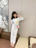 G.DUCKKIDS兒童睡衣女春秋款純棉長(cháng)袖長(cháng)褲可愛(ài)家居服2024年新款可外穿兩件套 5090#草莓玉桂狗-長(cháng)袖長(cháng)褲 150 大童16碼 【140-150cm高】 曬單實(shí)拍圖