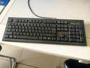 雙飛燕（A4TECH)KB-8U 鍵盤有線 薄膜辦公打字用鍵盤筆記本外接臺式電腦通用鍵盤104鍵 USB接口 黑色 曬單實拍圖