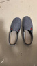 度茵初老北京布鞋拖鞋防滑鞋無(wú)后跟透氣半拖鞋男居家一腳蹬半托懶人拖男 灰色燈芯絨半拖 41 曬單實(shí)拍圖