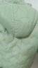 雪中飛【壓膠工藝】?jì)和鸾q服新款男女童秋冬季輕薄保暖外套 綠色 170 曬單實(shí)拍圖