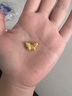 第一福黃金足金999蝴蝶擺件吊墜古法轉運珠DIY手鏈串珠配珠送女友禮物 約3.01g 按實(shí)發(fā)克重多退少補 曬單實(shí)拍圖