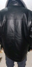 SHANSHAN杉杉皮衣男2025冬季新款加絨加厚保暖休閑百搭男士易打理通勤外套 黑色 2XL /185 曬單實(shí)拍圖