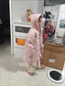 迪士尼（Disney）女童新款棉衣冬季兒童加厚棉服小學(xué)生保暖連帽棉襖 粉紅色【加厚】 130 建議身高120-130厘米 曬單實(shí)拍圖