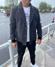 花花公子（PLAYBOY）西服男士秋冬季新款加絨加厚中年商務(wù)休閑短款毛呢西裝上衣外套 灰色【加絨】（與主圖有誤差，介意勿拍） 加厚 3XL 【建議170-190斤】 曬單實(shí)拍圖