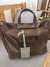 KONIKONI女士手提包真皮單肩斜挎大包大容量托特包女2026新款通勤小眾輕奢 咖啡色 曬單實(shí)拍圖