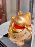 財富滾滾來(lái)金箔招財貓擺件辦公室玄關(guān)店鋪開(kāi)業(yè)喬遷新居禮物 財富滾滾來(lái)招財貓 曬單實(shí)拍圖