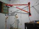 微型電動(dòng)葫蘆220v吊機手動(dòng)墻壁旋轉支架提升機家用小型升降起重機 PA200-12米加立柱探壁 曬單實(shí)拍圖