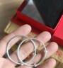 中國黃金（CHINA GOLD）足銀古法手鐲男女寶寶平安喜樂嬰兒童銀鐲子滿月六一兒童節(jié)禮物 今/次日達*平安喜樂對鐲 15±1g 曬單實拍圖
