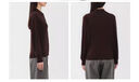 無印良品（MUJI）女式 羊毛可水洗高針距POLO開衫 毛衣女裝上衣外套 25年秋季新品 深棕色 M （160/84A） 曬單實拍圖