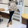 ZHR雪地靴女冬季加絨保暖短靴女簡(jiǎn)約圓頭厚底女靴 GZ08 駝色 37 曬單實(shí)拍圖
