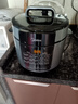 美的（Midea）電壓力鍋電高壓鍋高壓電飯鍋微壓電飯煲6升0涂層304不銹鋼不粘家用加深雙內(nèi)膽3-12人煲湯燉肉煮飯 【少鹽提鮮】0涂層不銹鋼 6L 曬單實(shí)拍圖