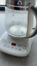 九陽(yáng)（Joyoung）養生壺迷你玻璃花茶壺煮茶器 12大功能11檔溫度 0膠水恒溫電熱燒水壺1.5L 1506BQ 曬單實(shí)拍圖