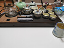 尚言坊帶上水茶盤(pán)茶具套裝家用一體燒水壺客廳辦公室會(huì )客電陶爐現代 W【萬(wàn)川帶上水】繁花手抓壺套裝 曬單實(shí)拍圖