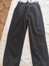 班尼路褲子女休閑褲女裝春秋冬新款束腳褲小個(gè)子女生百搭時(shí)尚小腳褲 黑-螺紋收腳版 【40S高支棉】 L 曬單實(shí)拍圖