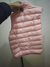 蓋璞（GAP）【大小童同款】男女童立領(lǐng)羽絨馬甲兒童背心642583 粉色642588 120 cm(6-7歲)亞洲尺碼 曬單實(shí)拍圖