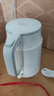 美的（Midea）【國家補(bǔ)貼】燒水壺電熱水壺大容量 家用水壺?zé)?04不銹鋼 雙層防燙智能防干燒多重防護(hù)無縫內(nèi)膽 1.5L 暖壺圓墩墩MK-SHM1569 曬單實(shí)拍圖