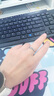 DAISY DREAM999足銀素圈戒指情侶款高級(jí)感時(shí)尚可調(diào)節(jié)對(duì)戒一對(duì)男女送女友禮物 法語我愛你對(duì)戒 【999足銀】 曬單實(shí)拍圖